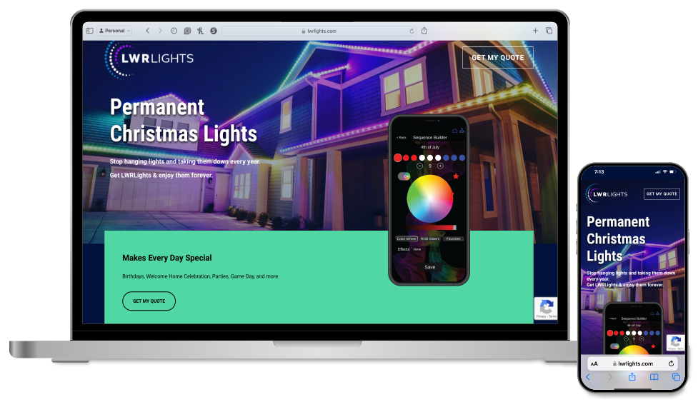 Web Design Permanent Lights